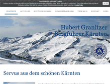 Tablet Screenshot of hubert-granitzer.com